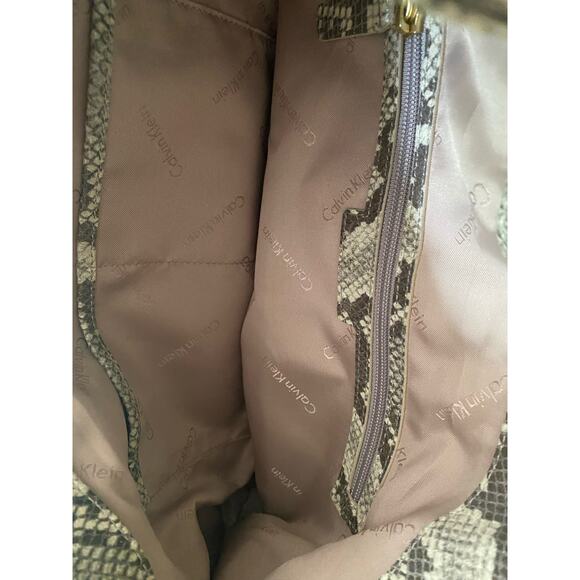 Calvin Klein Snakeskin Print Bag - Picture 9 of 9
